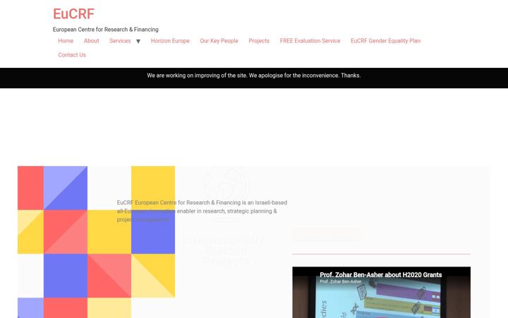 Screenshot of eu-crf.net