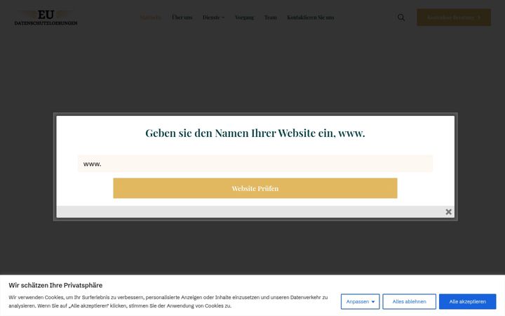 Screenshot of eu-datenschutzloesungen.de
