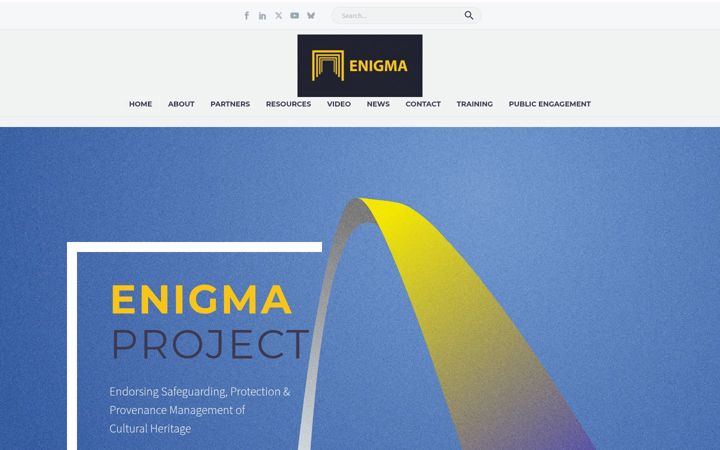 Ekrānuzņēmums no eu-enigma.eu