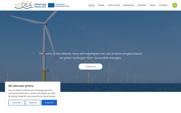 Screenshot of eu-hydea.eu