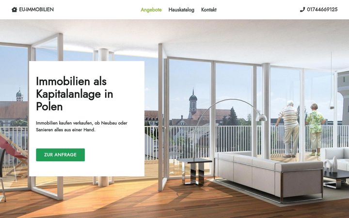 Screenshot van eu-immobilien.info