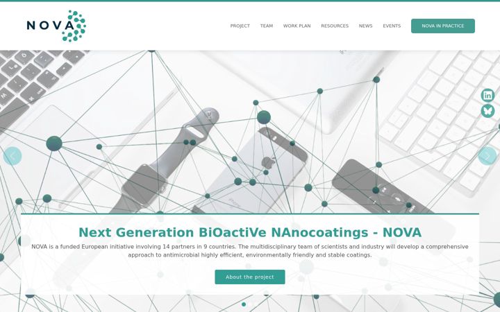 Screenshot of eu-nova.eu
