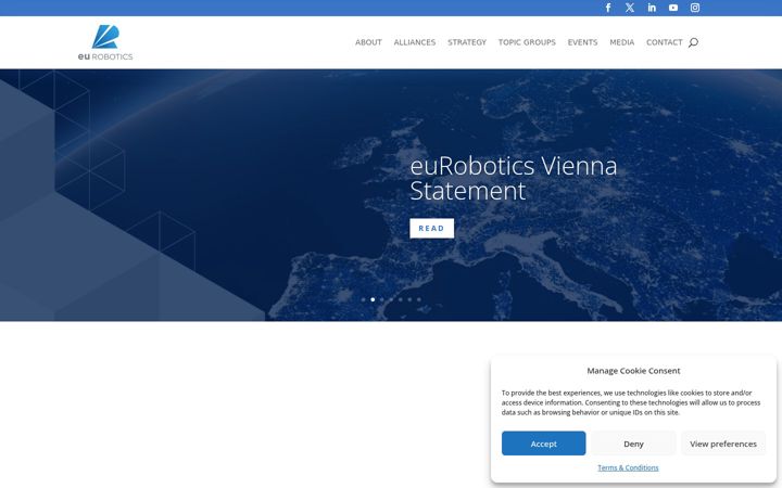 Screenshot stránky eu-robotics.net
