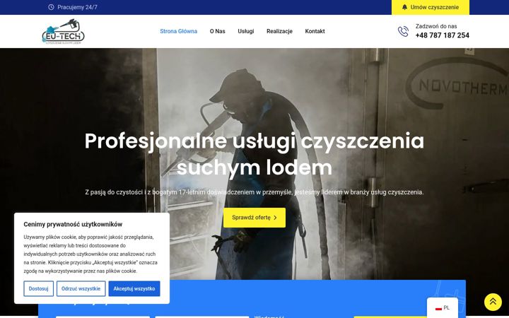 Screenshot of eu-tech.pl