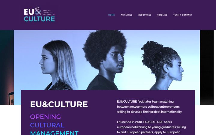 Zrzut ekranu euandculture.eu