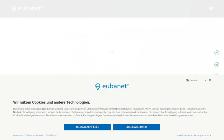 Screenshot stránky eubanet.de