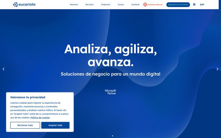 Zrzut ekranu eucariota.eu