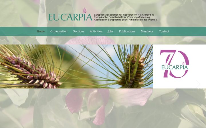Screenshot of eucarpia.eu