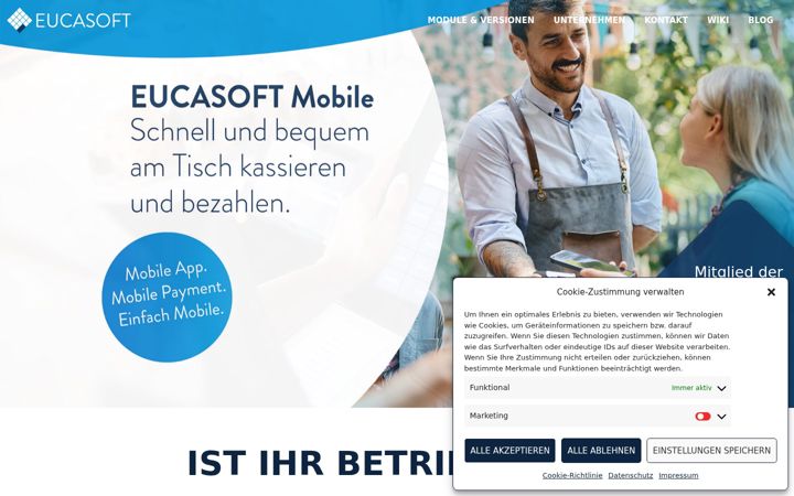 Screenshot of eucasoft.de
