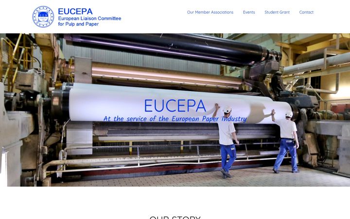 Screenshot of eucepa.eu