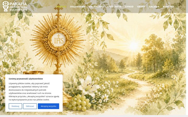 Screenshot of eucharystia.org