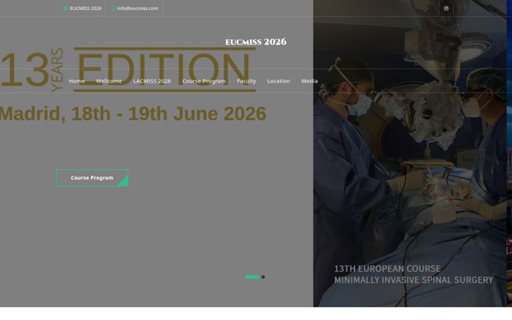 Screenshot of eucmiss.com