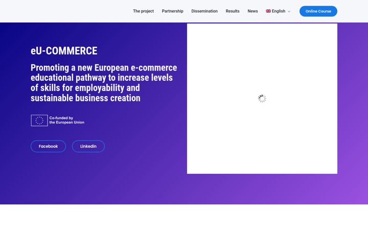 Screenshot of eucommerceproject.com