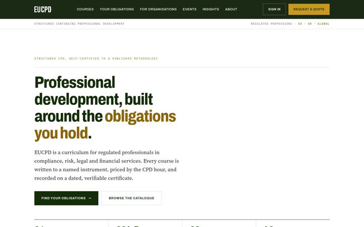 Screenshot of eucpd.com