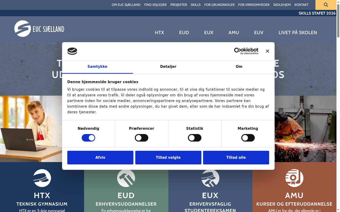 Sutikimo reklamjuostės, rodytos prieš bet kokią sąveiką, ekrano kopija