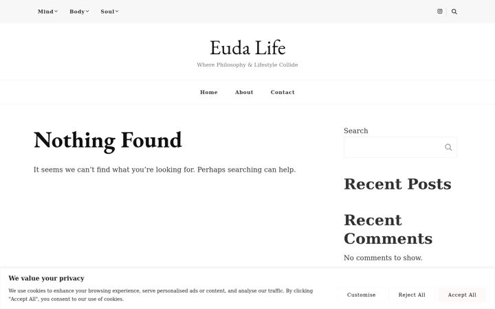 Screenshot of eudalife.com
