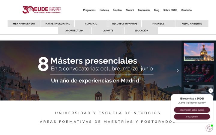 Screenshot of eude.pe