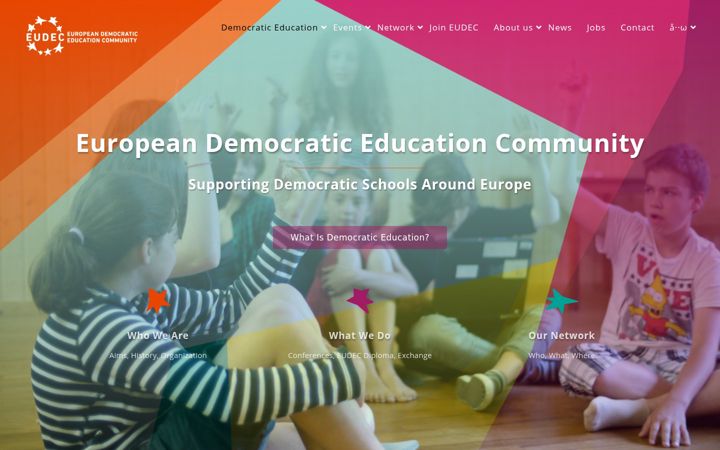 Screenshot of eudec.org