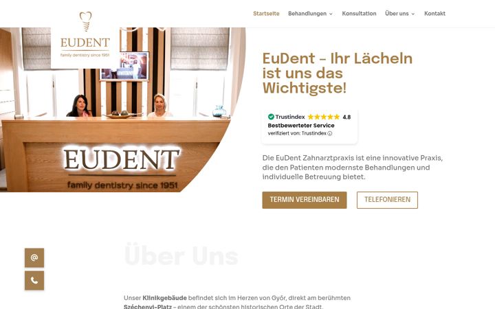 Ekraanipilt saidist eudent.at