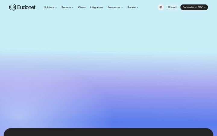 Screenshot of eudonet.com