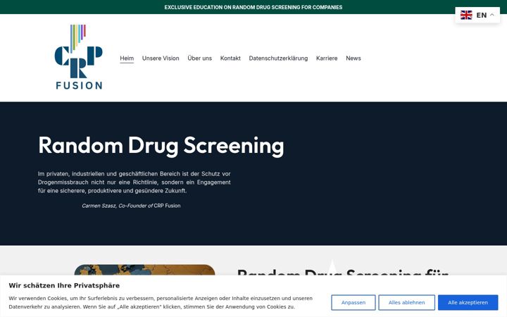 Screenshot of eudrugscreening.com