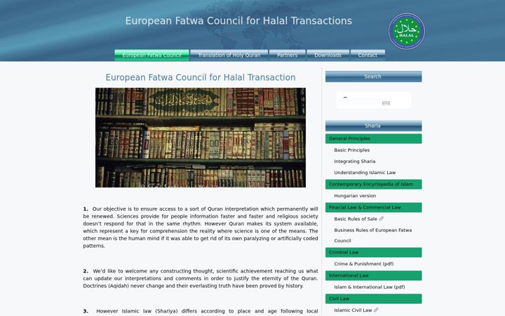 Screenshot of eufatwa.com