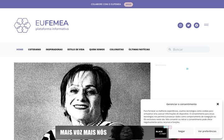 Screenshot of eufemea.com