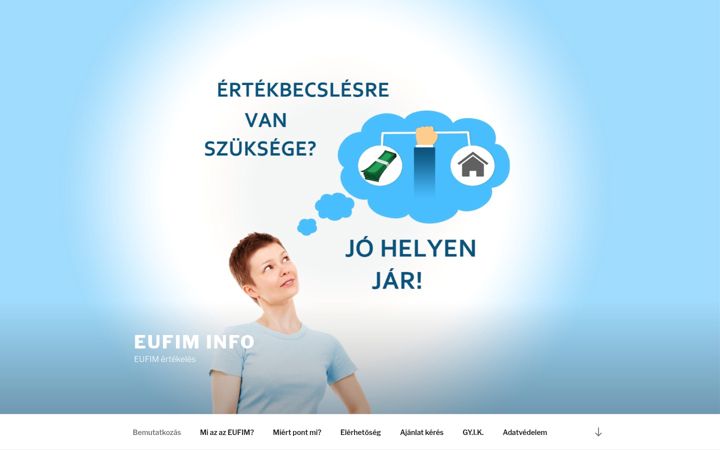 Screenshot van eufim.info