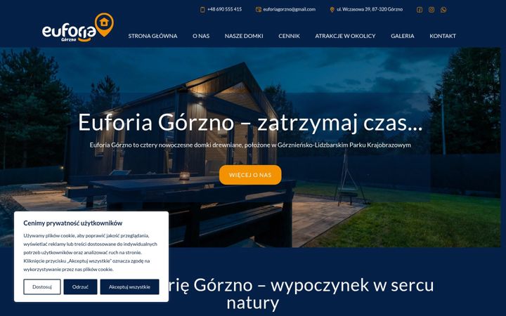 Screenshot of euforia-gorzno.pl