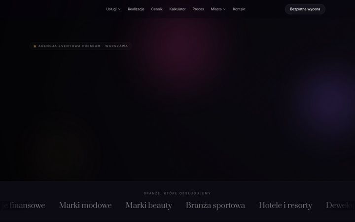 Screenshot of euforiaevent.pl