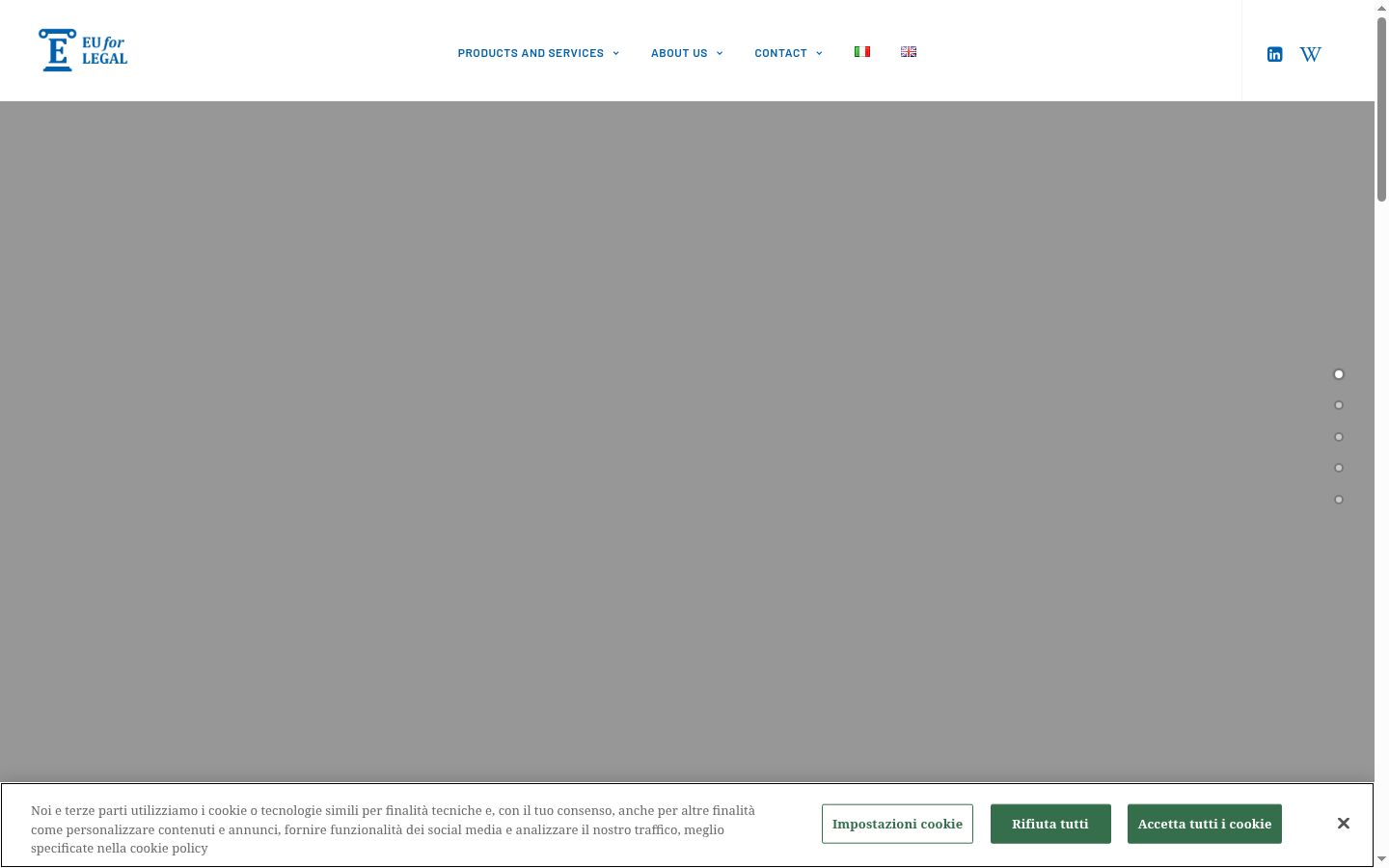 Screenshot van de toestemmingsbanner zoals getoond vóór enige interactie