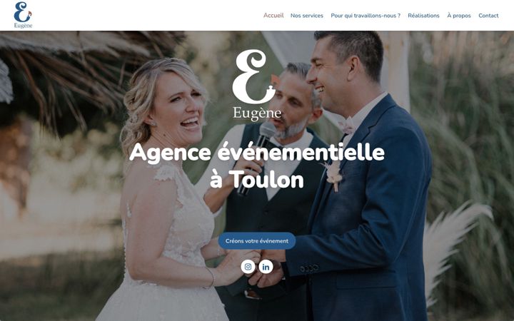 Snimka zaslona za eugene-mentiel.fr
