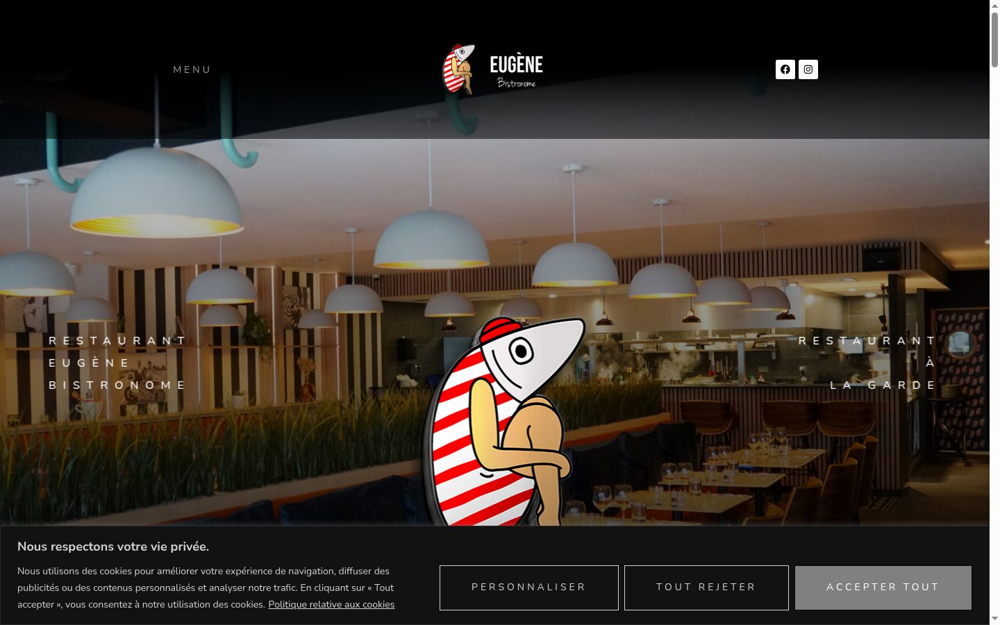 Screenshot tal-banner tal-kunsens muri qabel kwalunkwe interazzjoni