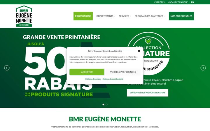 Screenshot of eugenemonette.ca