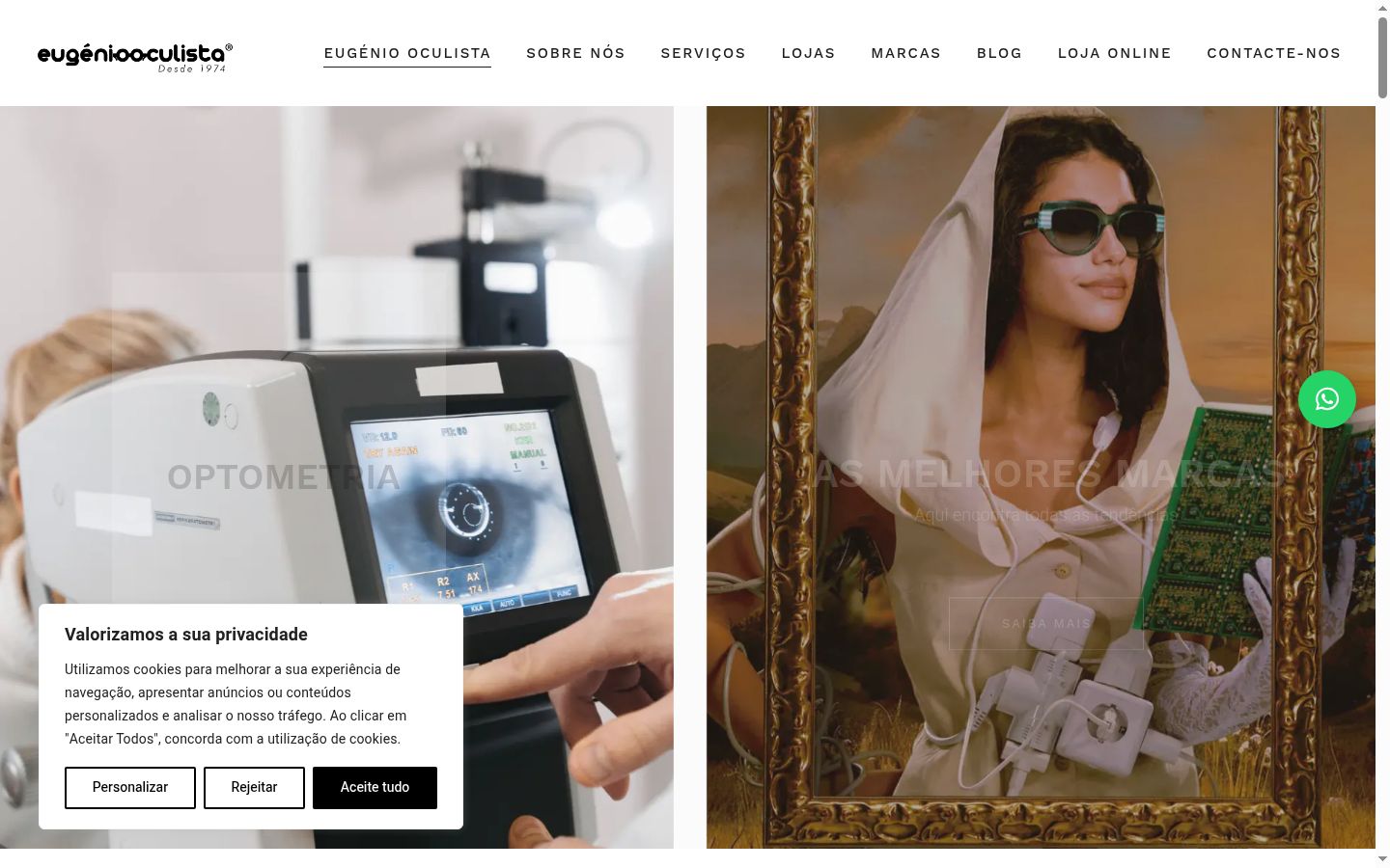 Képernyőkép a bármilyen interakció előtt megjelenő hozzájárulási bannerről