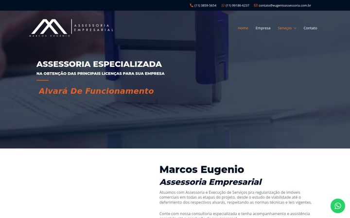 Zrzut ekranu eugenioassessoria.com.br