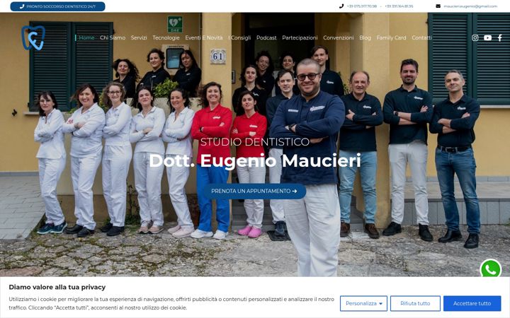 Screenshot of eugeniomaucieri.it