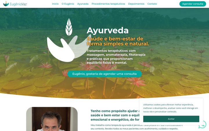 Screenshot of eugeniovaz.com.br
