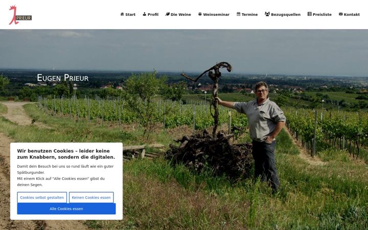 Screenshot of eugenprieur.de