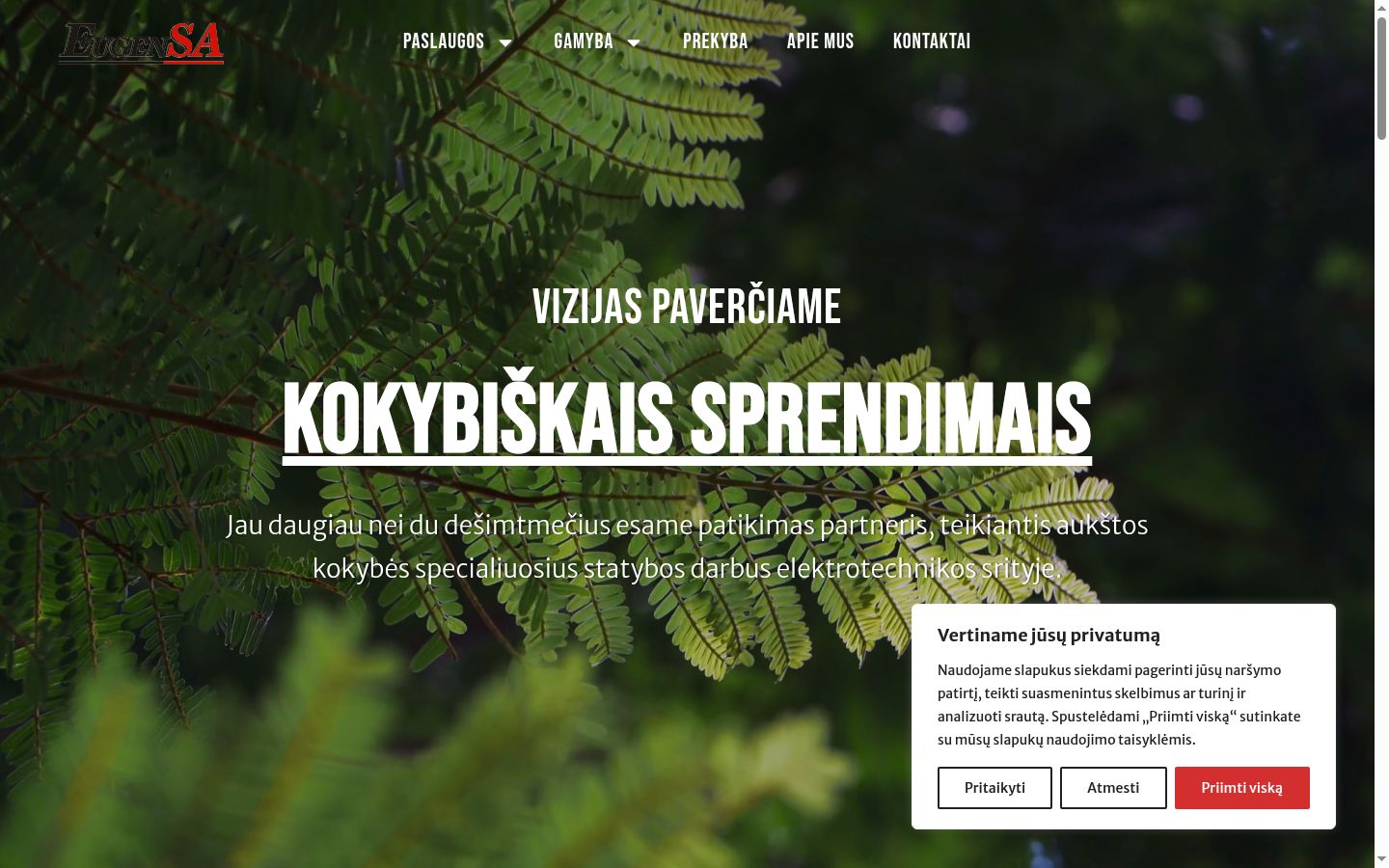 Snímek obrazovky baneru souhlasu zobrazeného před jakoukoli interakcí
