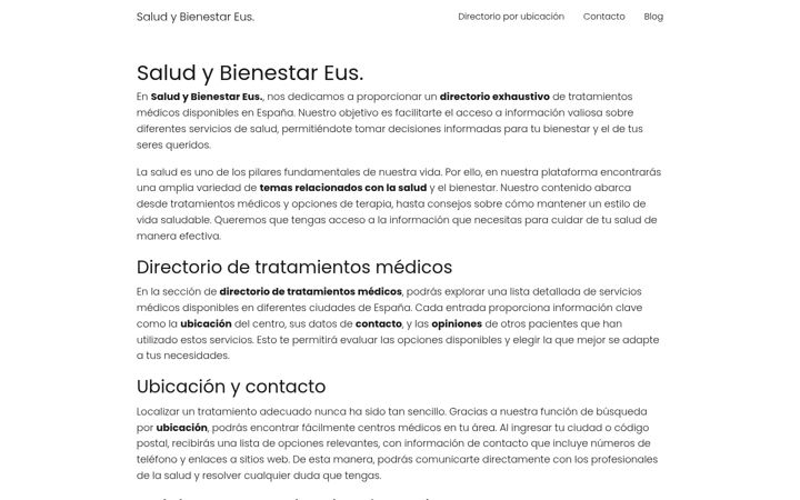 Screenshot of eugnathos.eu