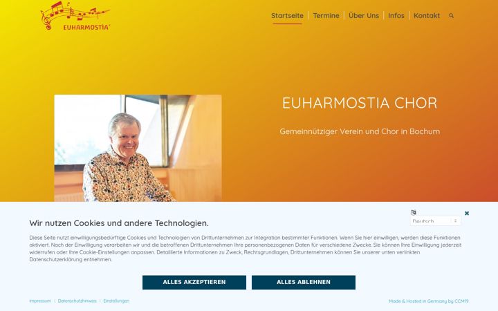 Screenshot of euharmostia.de