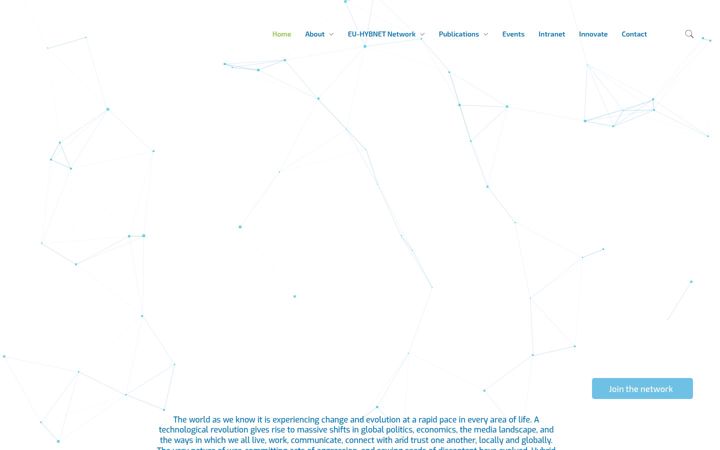 Screenshot of euhybnet.eu