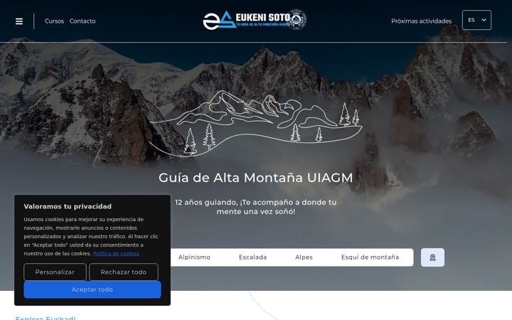 Screenshot of eukenisoto.eu