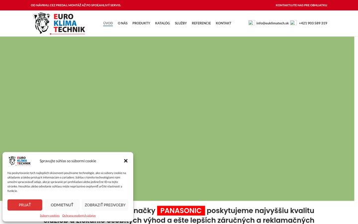 Screenshot von euklimatech.sk