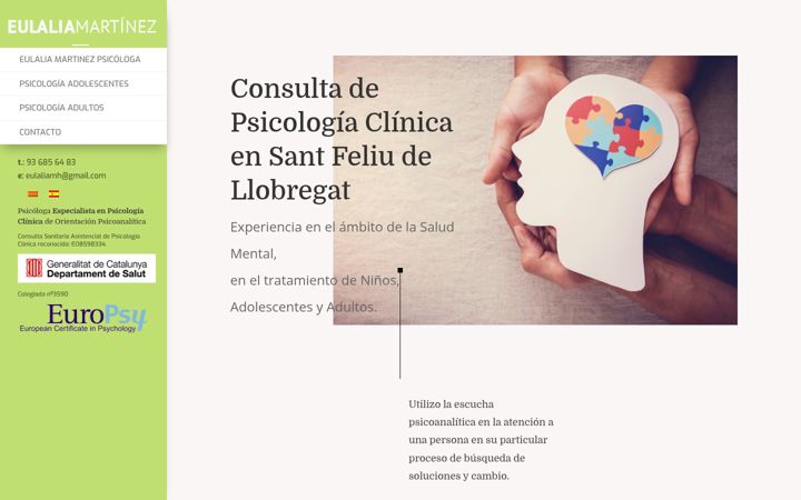 Screenshot of eulaliamartinez.es