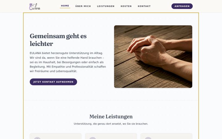 Screenshot of eulana.de