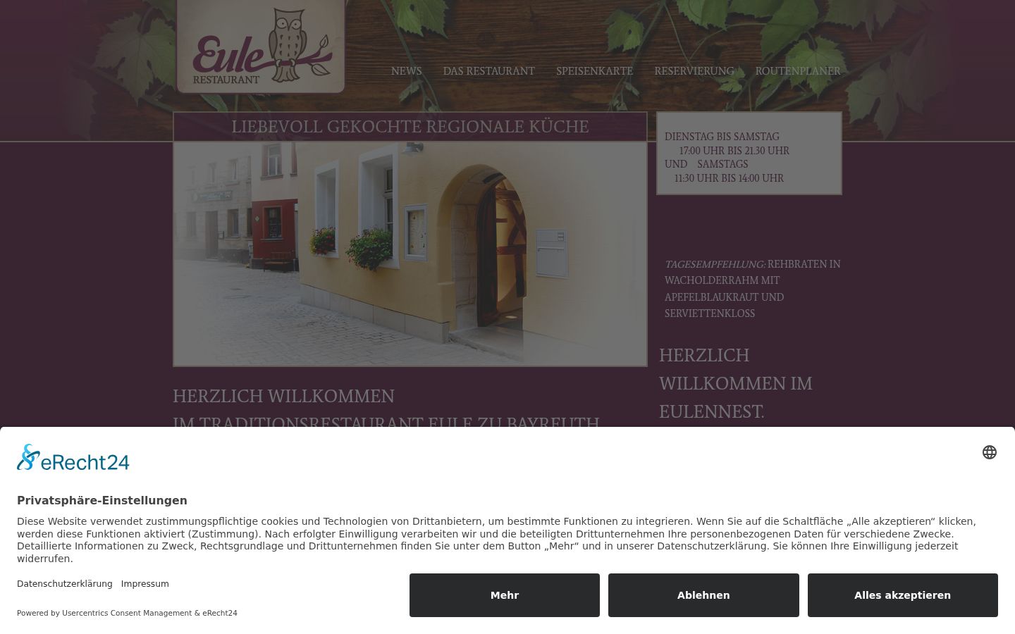 Screenshot tal-banner tal-kunsens muri qabel kwalunkwe interazzjoni