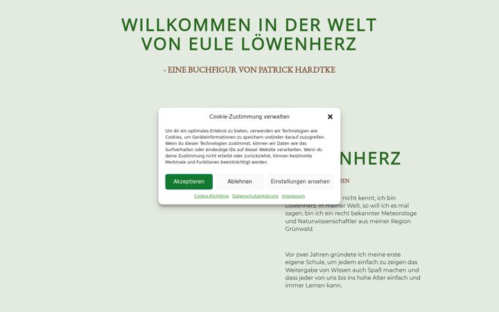 Screenshot of eule-loewenherz.de