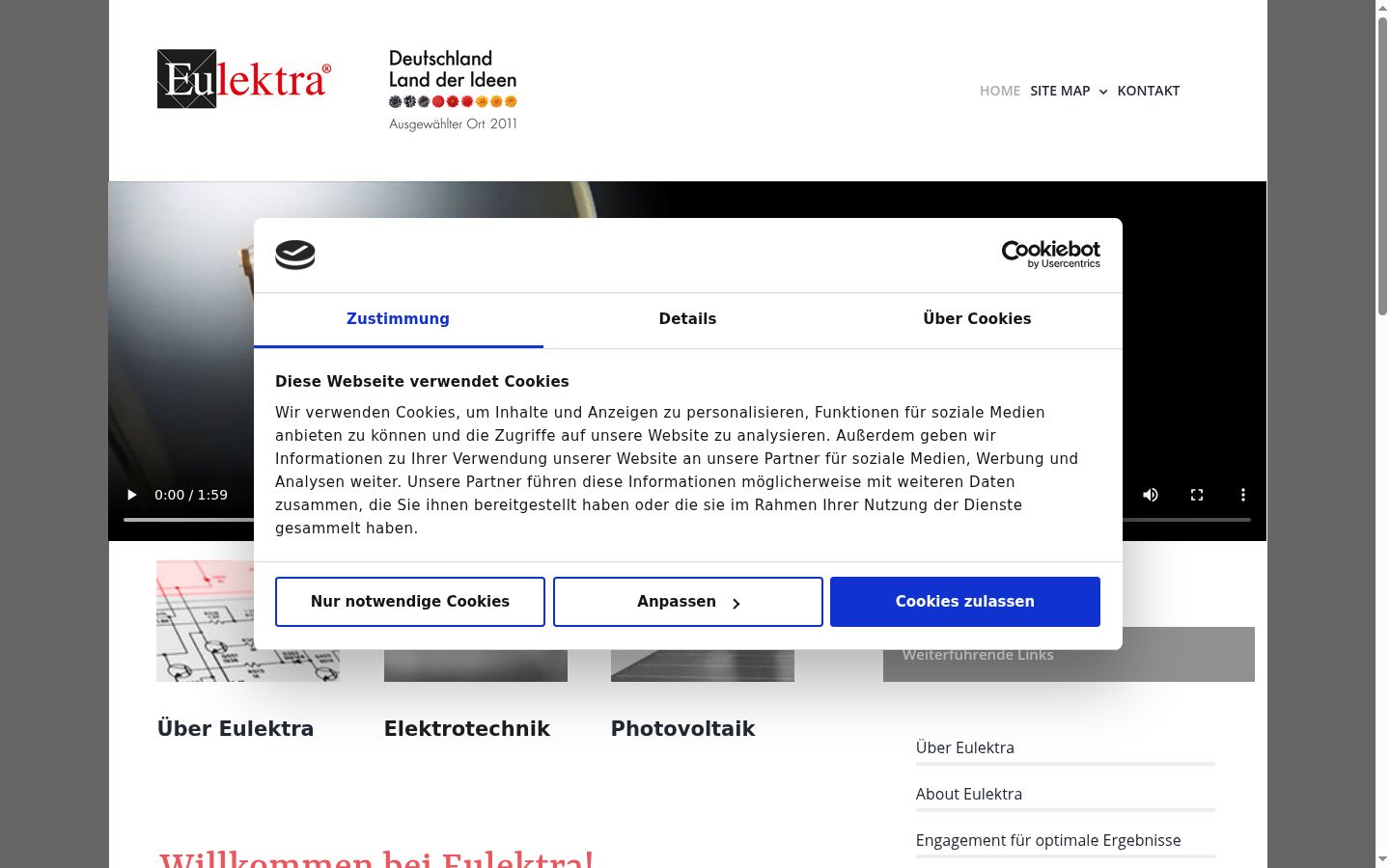 Zrzut ekranu banera zgody wyświetlanego przed jakąkolwiek interakcją